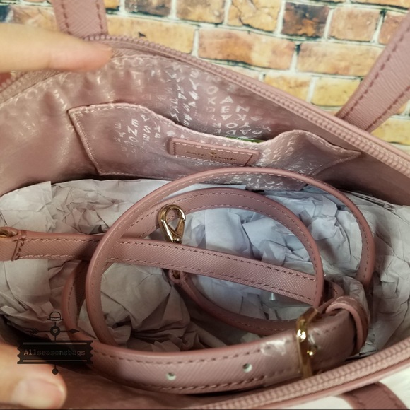 Kate spade Ina Greta Satchel & Wallet Dusty Peony - Picture 8 of 10